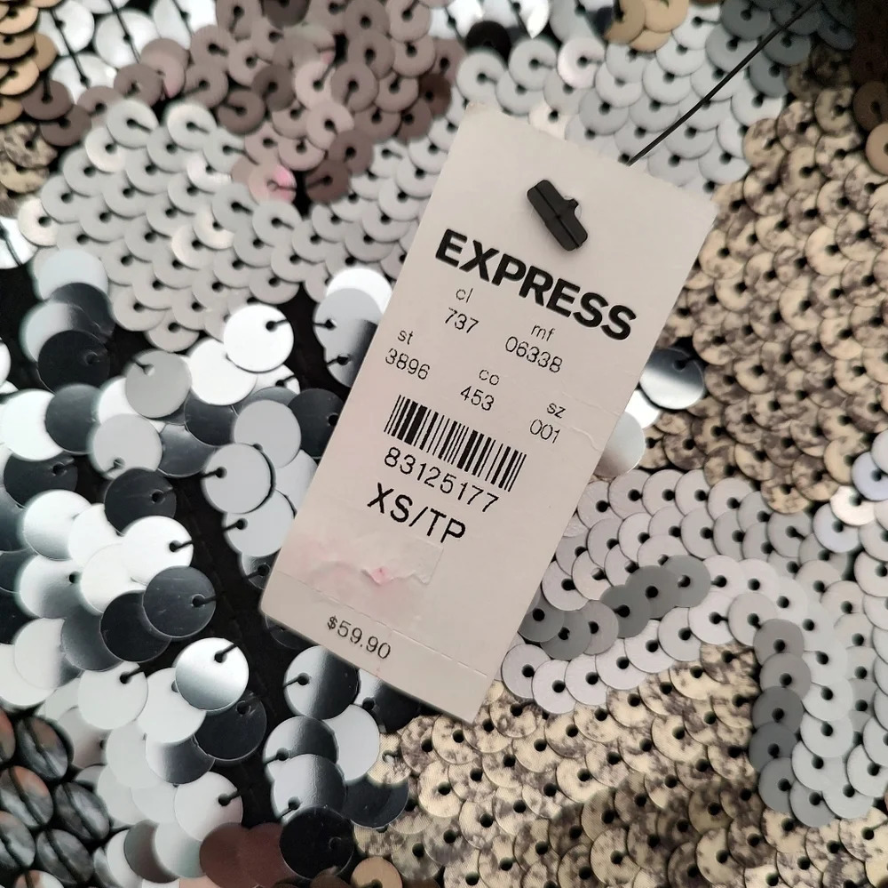 NWT Express Sequence mini Skirt XS - Picture 4 of 5